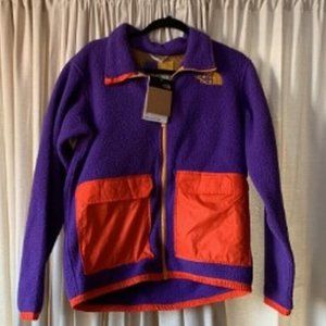 TNF THE NORTH FACE Youth Unisex Color Block Denali Fleece Jacket Size SM + EXTRA